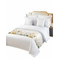 thumbnail image 2 of Xipuska Beige Floral Spring Bed Runners for Cal King Size Bed, Decorative Bed Throws for Foot of Bed, Vintage Farmhouse Flowers Bed Runner Sofa Throw Bedding Scarf Protector Slipcover for Bedroom, 2 of 6