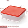 thumbnail image 4 of SIGNORAWARE 3 L Airtight Food Storage Container with Lid – Red, 4 of 6
