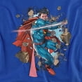 thumbnail image 2 of Superman Rock Breaker Women's T Shirt, Royal, Medium, 2 of 6