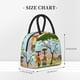 thumbnail image 2 of Balery African Women Bolsa de Almuerzo para Mujeres, Caja de Almuerzo, Bolsa de Almuerzo Pequeña Impermeable, Tote de Almuerzo Reutilizable con Gran Capacidad, 2 of 6