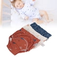thumbnail image 4 of 3pcs Baby Absorbent Training Pants Reusable Washable Toddler Potty Training Underwear 6 Layers Gauze Breathable Urinary Isolation Pee Underwear For Baby Girl Baby Boy, 4 of 8