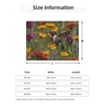 thumbnail image 2 of Vsdgher Humming Bird Pattern Fleece Throw Blanket, Horizontal Fleece Bedding Home Decor for Couch & Bed All Season Use -40"x30", 2 of 7
