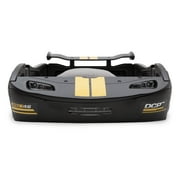 Delta Children Turbo Race Car Twin Bed, Black