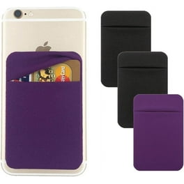 Cell Phone Pocket Self Adhesive Card Holder Stick On Wallet Sleeve