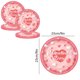thumbnail image 3 of Lekihaqq Valentine's Day Party Plates Disposable Dinnerware Heart Themed Tableware Heavy Duty Paper Plates for Birthday Party Decorations Festive Celebration Supplies, 3 of 6