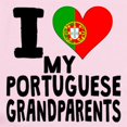 thumbnail image 2 of CafePress - I Heart My Portuguese Grandparents Body Suit - Baby Light Bodysuit, 2 of 4