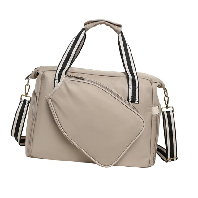 koolsoo Pickleball Racket Bag Large Capacity Professional Pickleball Racquet Carrier Khaki
