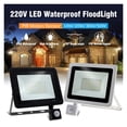 thumbnail image 2 of LED Floodlight PIR Motion Sensor White/Warm White IP66 Exterior Projector Spotlight Outdoor Lighting Floor Lamp ,Durability, 2 of 7