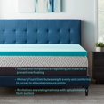 thumbnail image 5 of ViscoLogic 2 Inch Gel Memory Foam Mattress Topper, Full /Double Mattress Topper, 5 of 5