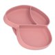 thumbnail image 3 of Baby Suction Plate Portable Skid Resistant Silicone Baby Divided Dish for Baby Infants Pink, 3 of 4