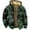 Army Green, variant on Mens Winter Jacket Sherpa Lined With Hood Warm Fleece Zipper Hoodie Black S