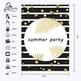 thumbnail image 2 of ABPHOTO Polyester 5x7ft Summer Party Photography Background Black and White Stripes Backdrops Studio Props, 2 of 5