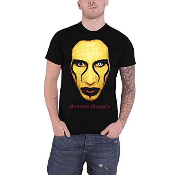 Marilyn Manson T Shirt Sex Is Dead Potrait Logo Official Mens Black Size XXL