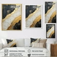 thumbnail image 4 of Designart "Adorned Gold And Black Pottery V" Abstract Spirals Picture Framed Wall Decor, 4 of 5