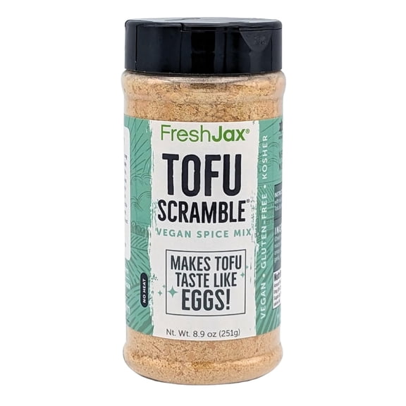 FreshJax Gourmet Spices And Seasonings, Tofu Scramble Spice Mix (8.9oz Extra Large bottle)