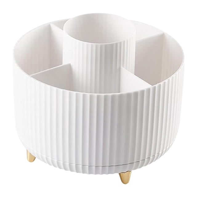 Portalápices de escritorio, taza para brochas de maquillaje, organizador de brochas de maquillaje giratorio de 360 degree para esmalte de uñas,