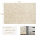 thumbnail image 2 of PURE ERA 2' x 3' Stair Tread Landing Mat Carpet Indoor Doormat Floor Mat Area Rug Self-adhensive Non-slip Back (Light Beige,24 in.x36 in.), 2 of 7