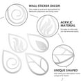 thumbnail image 3 of BESTOYARD Fine Workmanship Water Drop Acrylic Wall Sticker for Home 4Pcs, 3 of 7