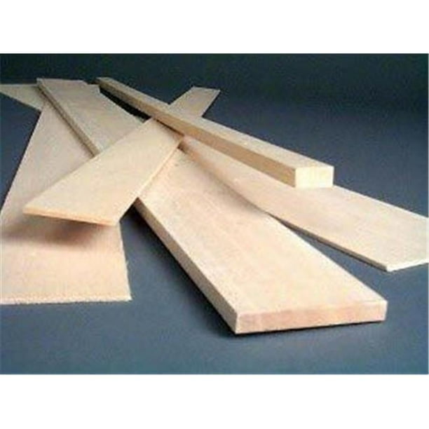 Alvin Balsa Wood Strips 1 8 X 1 2 Walmart Com Walmart Com