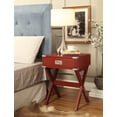 thumbnail image 5 of Mesa auxiliar de madera con 1 cajón de Table Acme Babs, color rojo, 5 of 5