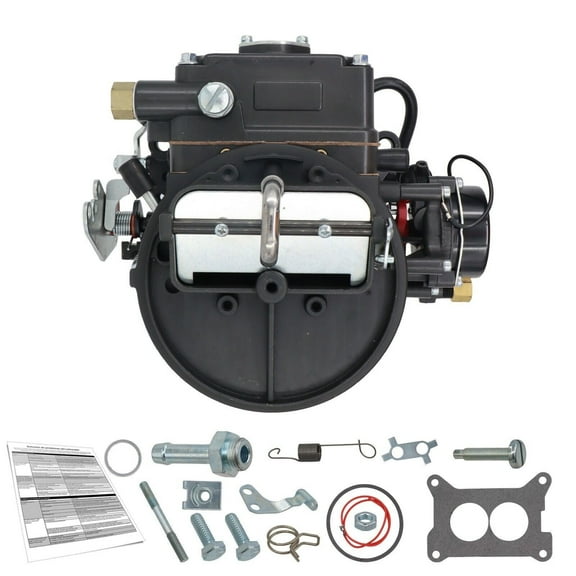 Holley 0-80402-2 500 CFM Marine Carburetor 2 Barrel Electric Choke Hardcore Gray