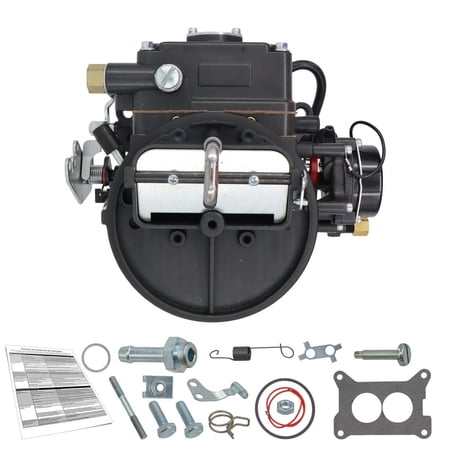 Holley 0-80402-2 500 CFM Marine Carburetor 2 Barrel Electric Choke Hardcore Gray