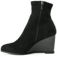 thumbnail image 3 of Brinley Co. Womens Tru Comfort Foam™ Wedge Bootie, 3 of 7