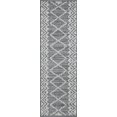 thumbnail image 3 of Transitional 2x8 Area Rug (2'3'' x 7'3'') Moroccan Gray, Cream Indoor Runner Easy to Clean, 3 of 8