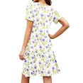 thumbnail image 4 of TARAINYA Summer Dresses for Women Trendy Mini Swing Dress Casual Beach Sundress with Pockets, 4 of 6