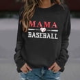 thumbnail image 1 of Uootdi Hauts Boho pour Femmes Col Ras du Cou Maman Imprimé Baseball Sports Rassemblements Tenue Quotidienne Chandails Douillets Chandails Cardigans Cadeau, 1 of 5