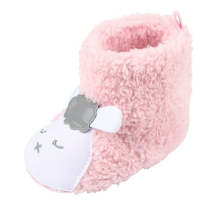 

WZHKSN Baby Girls Boys Infant Pink Comfortable Shoes 13