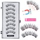 thumbnail image 1 of uds/2 pares de pestañas magnéticas con 5 imanes, pestañas postizas de visón 3D hechas a mano reutilizables naturales con pinzas magnéticas Tan Jianjun unisex, 1 of 2
