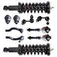 thumbnail image 2 of CCIYU Complete Suspension Kit Fits 2005 2006 2007 2008 2009 2010 2011 2012 for Nissan Pathfinder Includes Front Strut Spring Assembly Tie Rod End Rack End Stabilizer Bar Link Ball Joint, 2 of 5