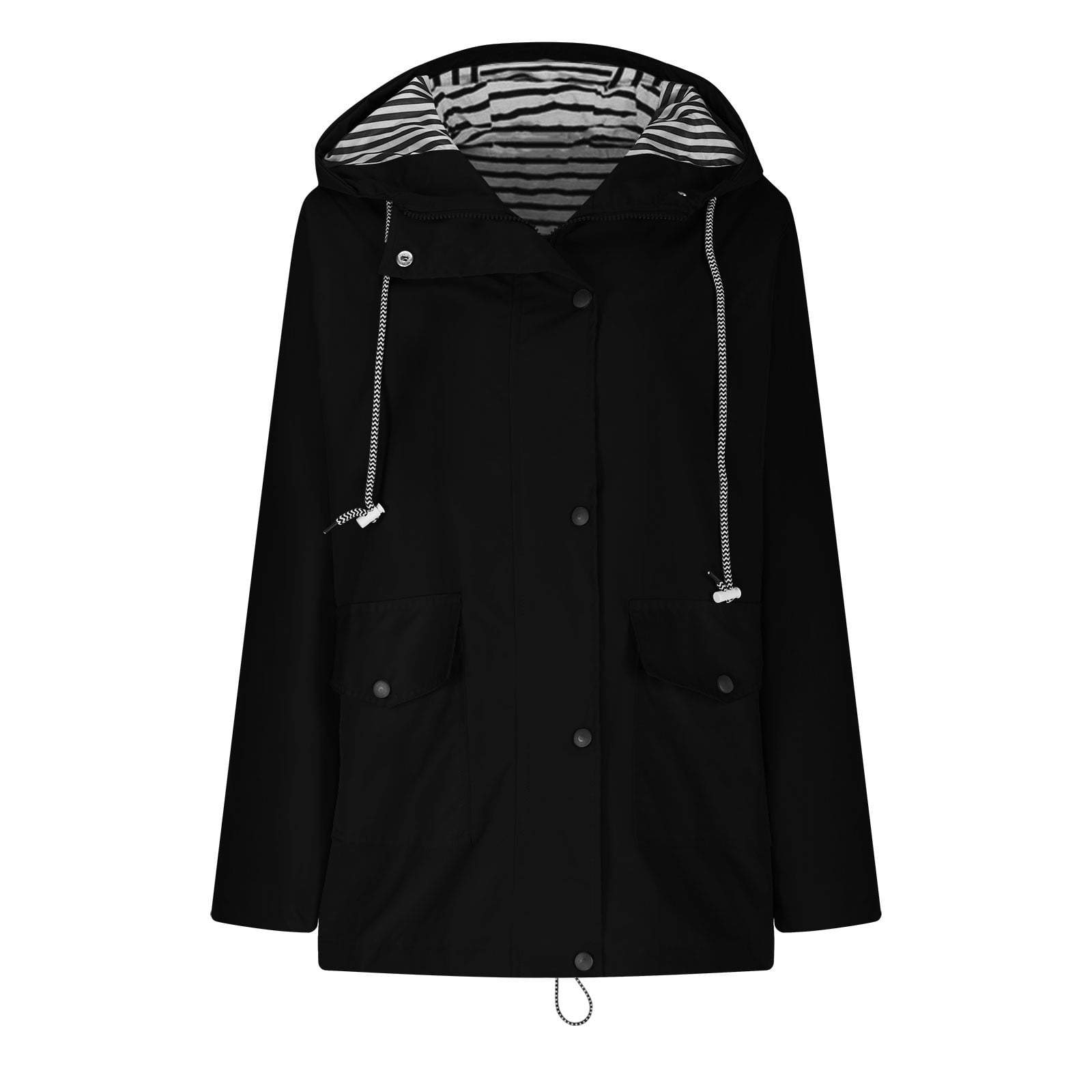 TIMIFIS Women Water Proof Rain Jacket Lightweight Spring