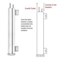 thumbnail image 3 of 2inch X 13inch Stainless Steel Radiator Coolant Overflow Puke Tank Can 22.6 Oz, 3 of 5