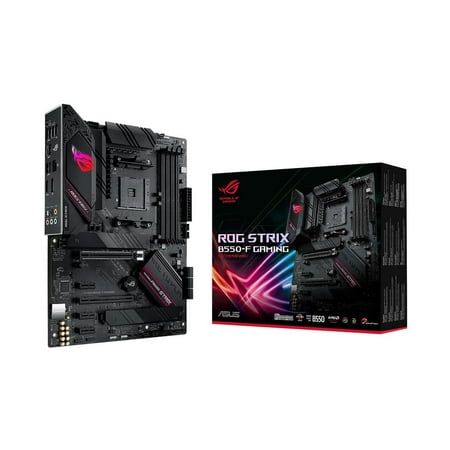 ASUS ROG Strix B550-F Gaming AMD AM4 Zen 3 Ryzen 5000 & 3rd Gen Ryzen ATX Gaming Motherboard (PCIe 4.0, 2.5Gb LAN, BIOS Flashback, HDMI 2.1, Addressable Gen 2 RGB Header and Aura Sync)