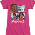 thumbnail image 3 of Moana 2 - Moana 2 Grid - Girl's Toddler And Youth Fitted Short Sleeve Graphic T-Shirt, 3 of 5