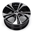thumbnail image 4 of 4-Pack 16 inch Rim Replacement Alloy Wheel for Nissan Sentra 2020-2022 Machined Black, 4 of 20