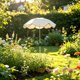 thumbnail image 4 of MTBLYS Sombrilla para plantas de exterior | Protección solar ajustable | 65 cm de diámetro | Sombrilla de jardín para macetas | Cubierta de sombra para plantas en maceta | Maceta, 4 of 5