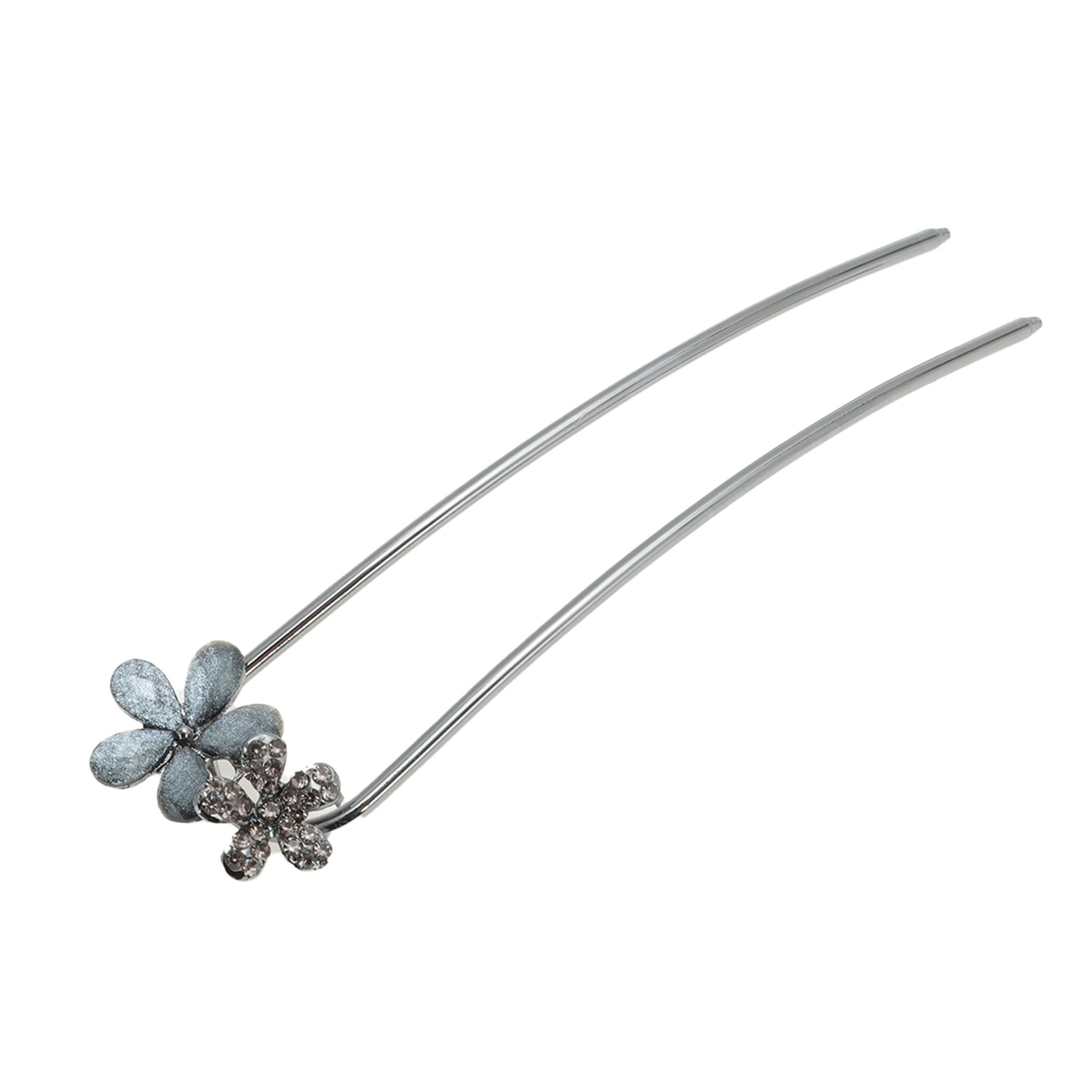 Unique Bargains Butterflies Chignon Pin for Women 1 Pc [Flower]