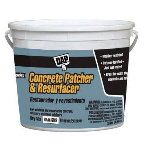 Dap 10468 Bondex Concrete Patcher & Resurfacer, 10 Lbs, Each