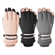 thumbnail image 4 of Guantes de esquí para hombre y mujer, de algodón y forro polar grueso, antideslizantes, con pantalla táctil, para exteriores, montañismo, ciclismo, a prueba de viento, impermeables, 4 of 4