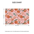 thumbnail image 2 of Placemats Set of 4 / 6, Painting Peach Placemats for Dining Table Indoor/Outdoors Heat Resistant Washable Placemats 18" x 12", 2 of 8