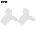 thumbnail image 1 of Fundas de seguridad para anzuelos de pesca, 50 piezas, color blanco, triples, anzuelos triples, fundas de seguridad, capuchones para anzuelos triples, funcionalidad inteligente, 1 of 14