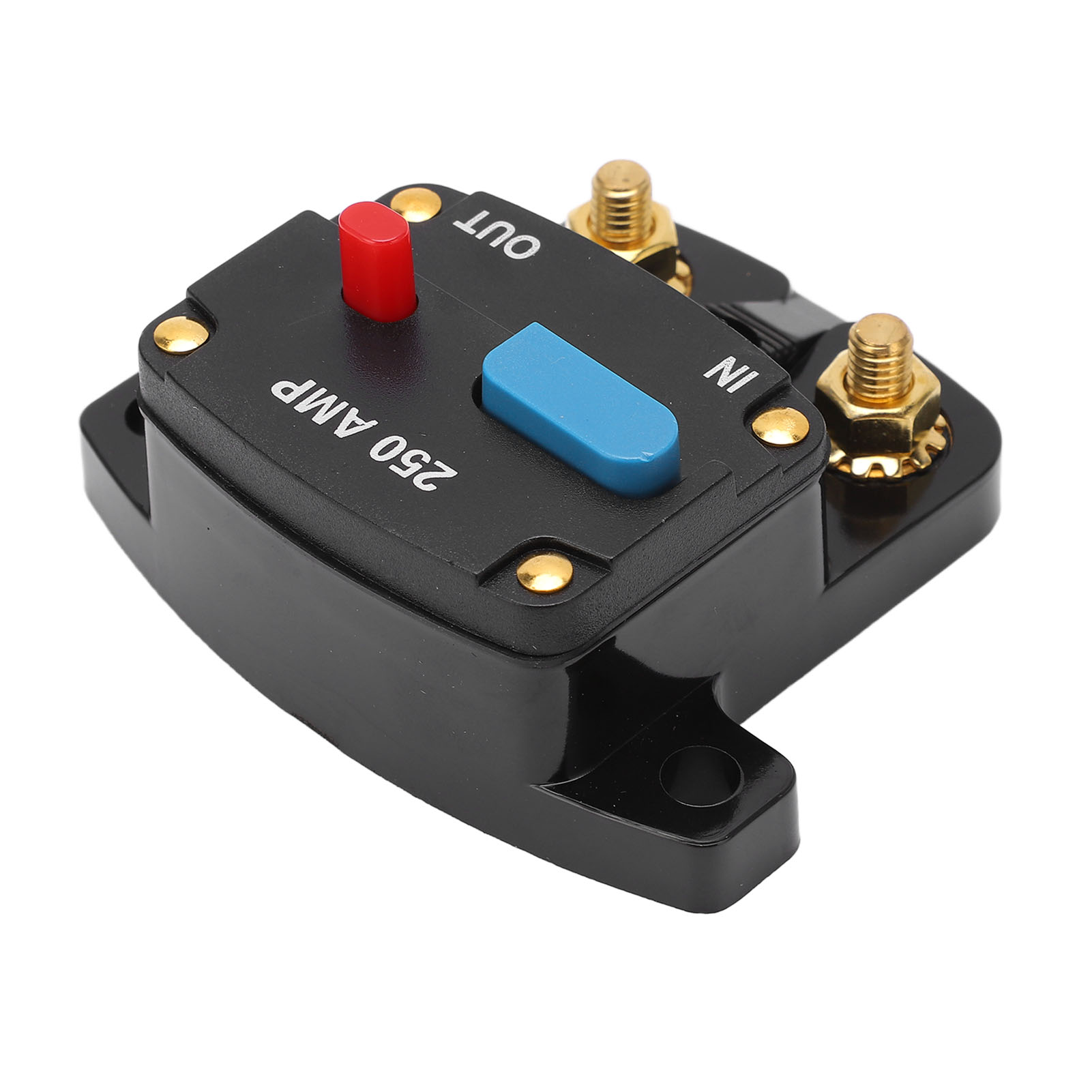 Disjoncteur Auto 20A 12V-24V DC - Interrupteur à Réinitialisation Manuelle - Pour Audio Voiture, Bateau, Camping-car