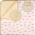 thumbnail image 3 of Dznils Baby Splat Mat for Under High Chair, Waterproof Spill Mat, Anti-Slip Floor Mat, 43" × 43", 3 of 7