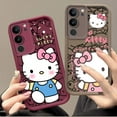 thumbnail image 3 of Cartoon Hello Kitty For Samsung Galaxy A14 A15 A13 A12 A31 A73 A81 A71 A51 Core Lite Eye Ladder Phone Case Gift Festivals, 3 of 6
