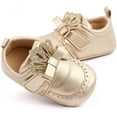 thumbnail image 2 of HsdsBebe?Baby?Boys?Girls?Oxford?Shoes?PU?Leather?Soft?Rubber?Sole?Sneakers??Anti-Slip?Toddler?Ankle?Boots?Infant?Walking?Shoes Moccasins, 2 of 5