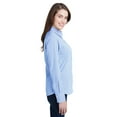 thumbnail image 3 of Artisan Collection by Reprime Ladies' Microcheck Gingham Long-Sleeve Cotton Shirt - RP320, 3 of 3
