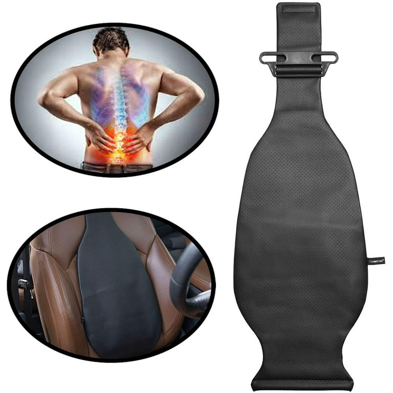 lebogner Lumbar Support Back Cushion for Car- Air Motion Backrest for Lower  Back Pain - Orthopedic Customized Posture Support - Back Pain Relief Car